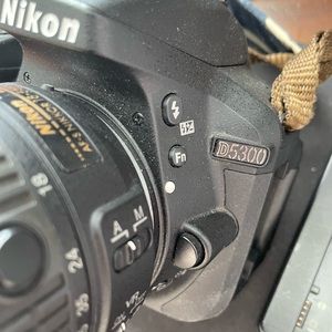 Nikon D5300 with 18-55mm lens